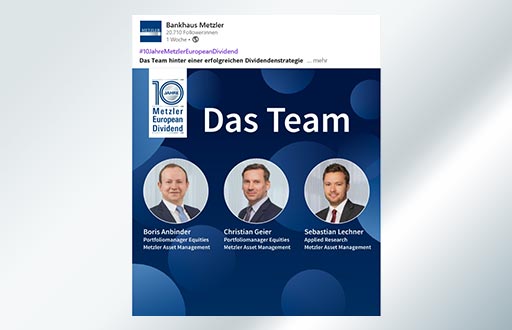 Das Team hinter einer erfolgreichen Dividendenstrategie - LinkedIn