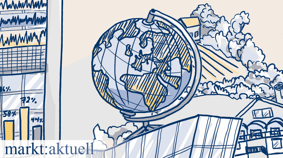 Illustration markt:aktuell Globus