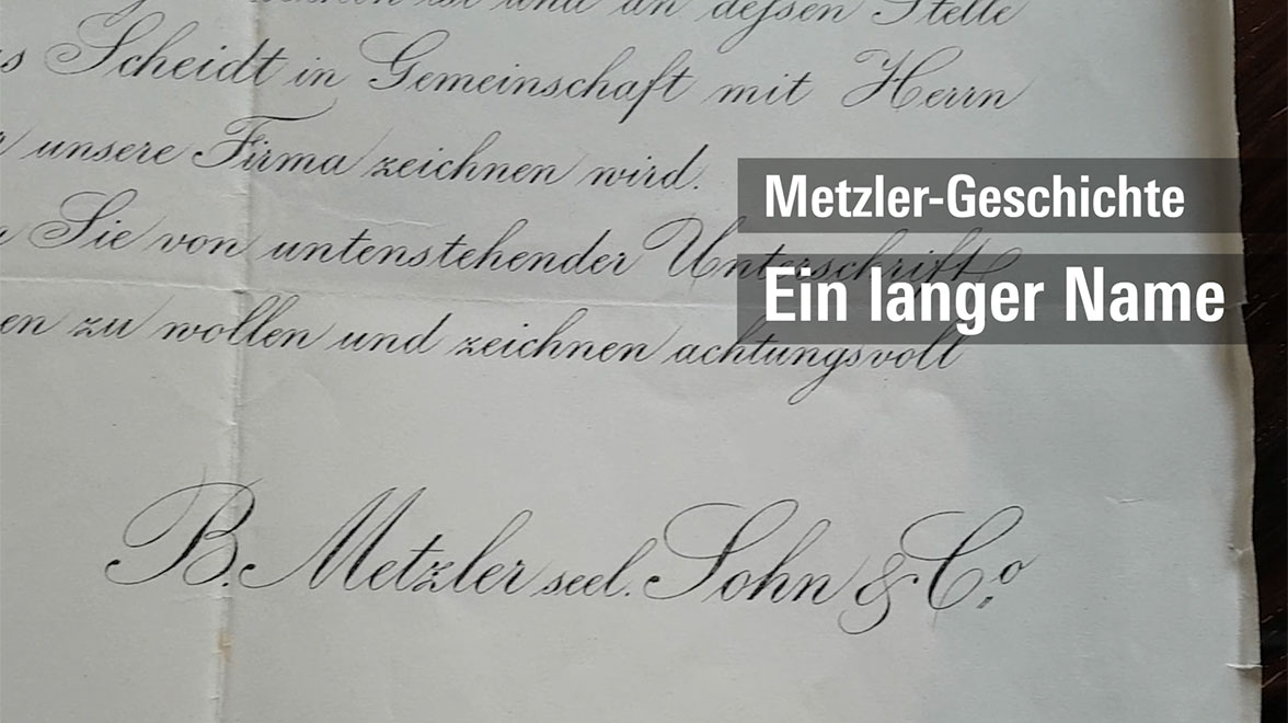 Metzler-Geschichte ein langer Name