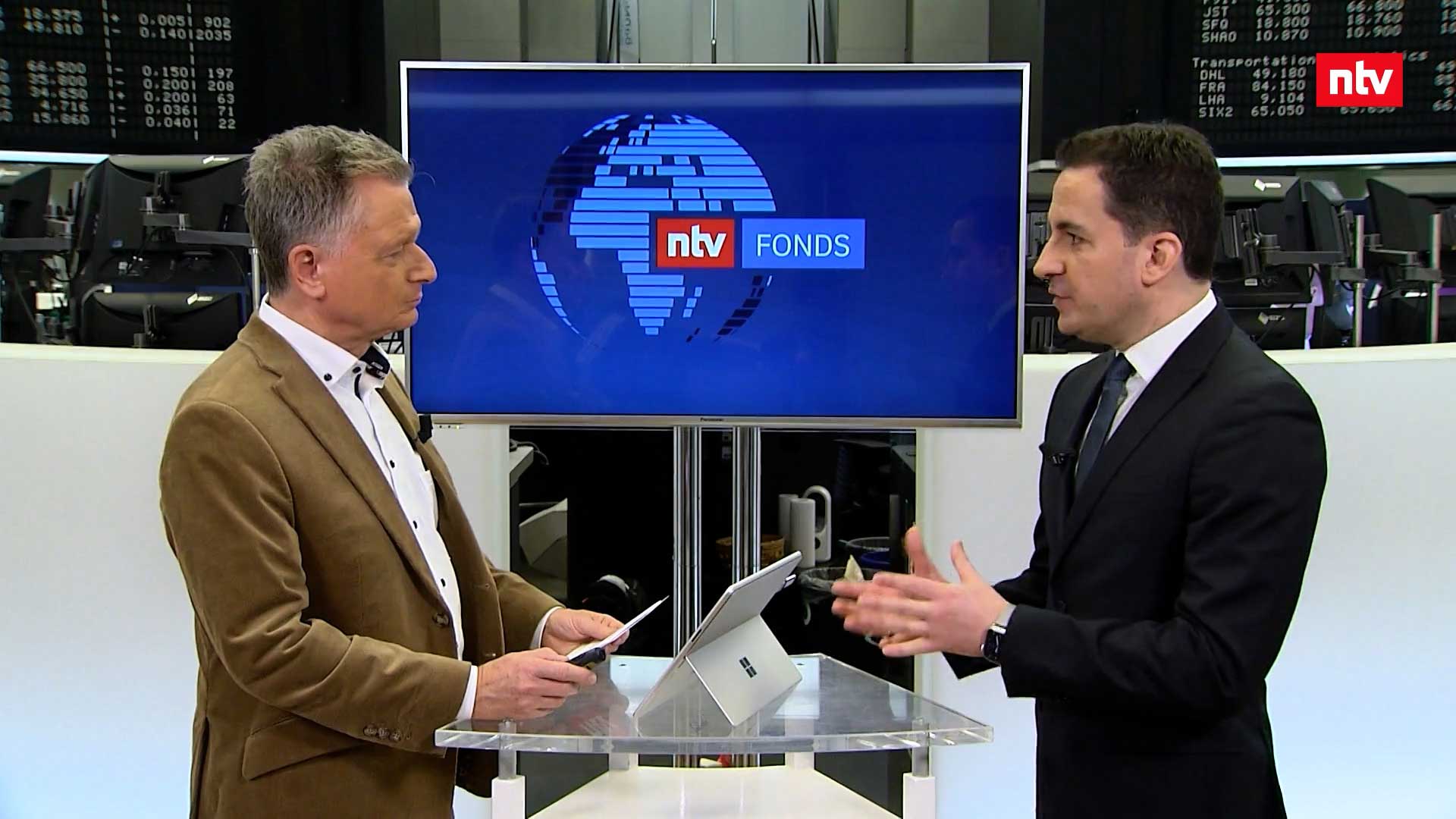 Oliver Schmidt im ntv-interview mit Raimund Brichta von ntv-Fonds