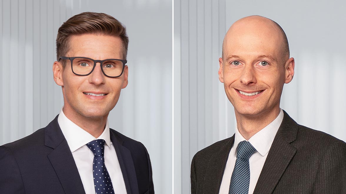 Daniel Sailer, Head of Sustainable Investment Office und Ulf Plesmann, Co-Head Equities, Doppelbild