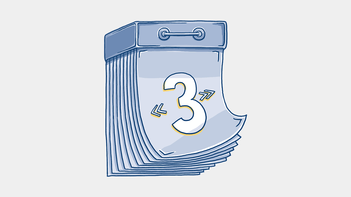 Kalenderblatt 3. Tag 